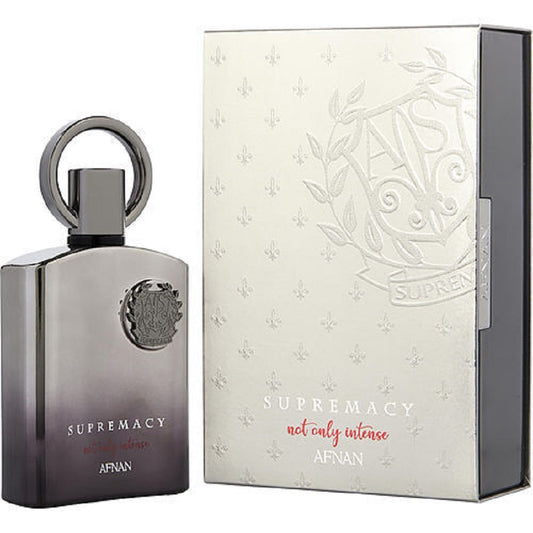 אףנאן סופרמאסי נוט אונלי אינטנס - Afnan Supremacy Not Only Intense Silver M Extrait Edp 100ml E.D.P - בושם יוניסקס מקורי