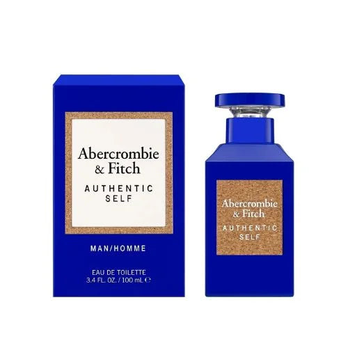 אברקרומבי אנד פיץ' אותנטיק סלף מן - Abercrombie & Fitch Authentic Self Man 100ml E.D.T - בושם לגבר מקורי - בקבוק ואריזה