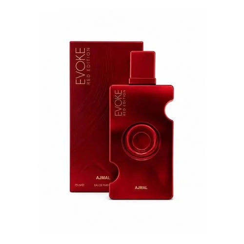 איווק רד של אג'מאל - Evoke Red Edition by Ajmal 75ml E.D.P - בושם לאישה מקורי - בקבוק ואריזה