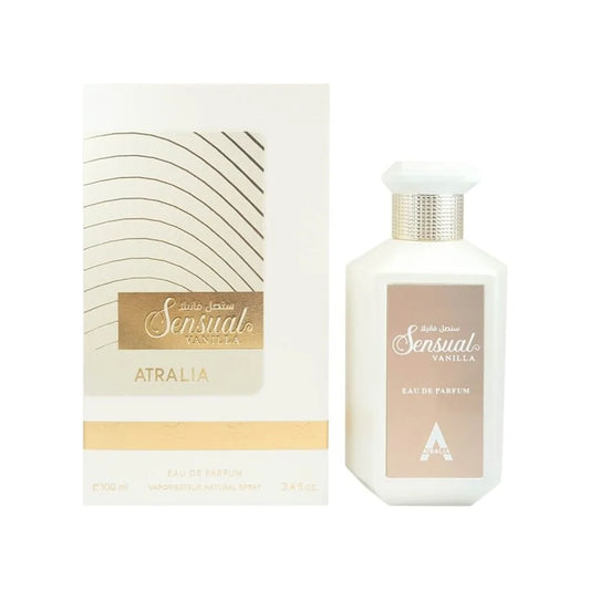 אטרליה סנסואל ונילה - Atralia Sensual Vanilla 100ml E.D.P - בושם יוניסקס מקורי - בקבוק ואריזה