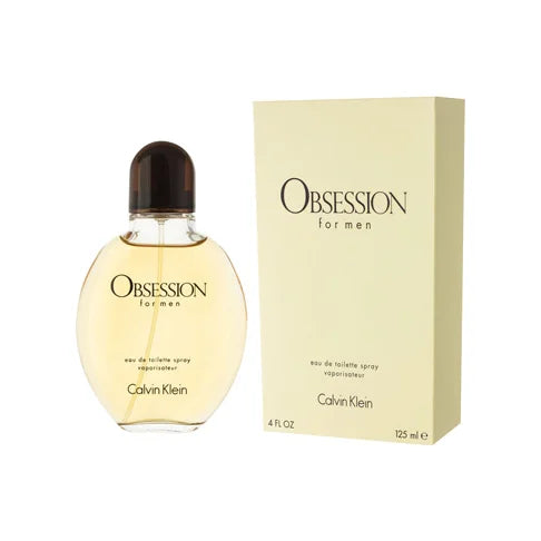 קלווין קליין אובסשן פור מן - Calvin Klein Obsession For Men 125ml E.D.T - בושם לגבר מקורי - בקבוק ואריזה