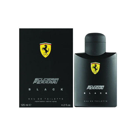 פרארי סקודריה בלאק - Ferrari Scuderia Black 125ml E.D.T - בושם לגבר מקורי - בקבוק ואריזה