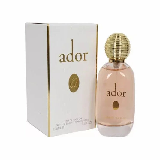 פרגרנס וורלד אדור - Fragrance World Ador 100ml E.D.P - בושם לאישה מקורי - בקבוק ואריזה