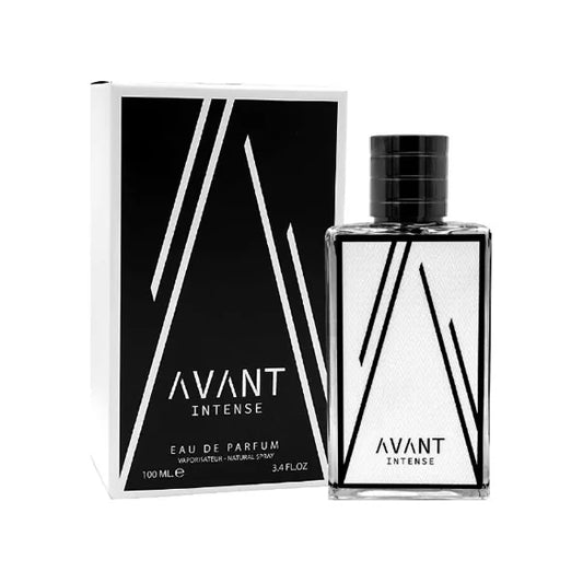 פרגרנס וורלד אוונט אינטנס - Fragrance World Avant Intense 100ml E.D.P - בושם לגבר מקורי - בקבוק ואריזה