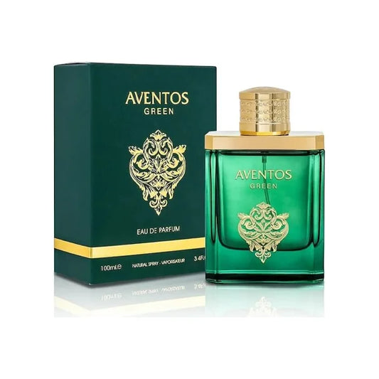פרגרנס וורלד אוונטוס גרין - Fragrance World Aventos Green 100ml E.D.P - בושם לגבר מקורי - בקבוק ואריזה