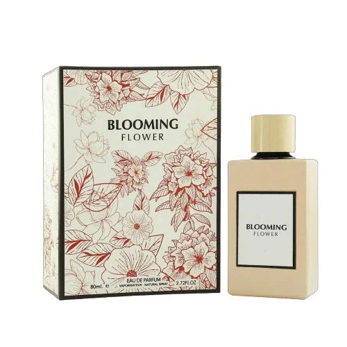 פרגרנס וורלד בלומינג פלאוור - Fragrance World Blooming Flower 80ml E.D.P - בושם לאישה מקורי - בקבוק ואריזה