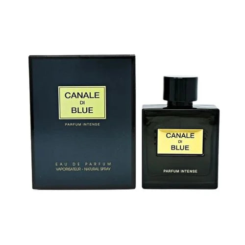 פרגרנס וורלד קנאלה די בלו פרפום אינטנס - Fragrance World Canale Di Blue Parfum Intense 100ml E.D.P - בושם לגבר מקורי - בקבוק ואריזה