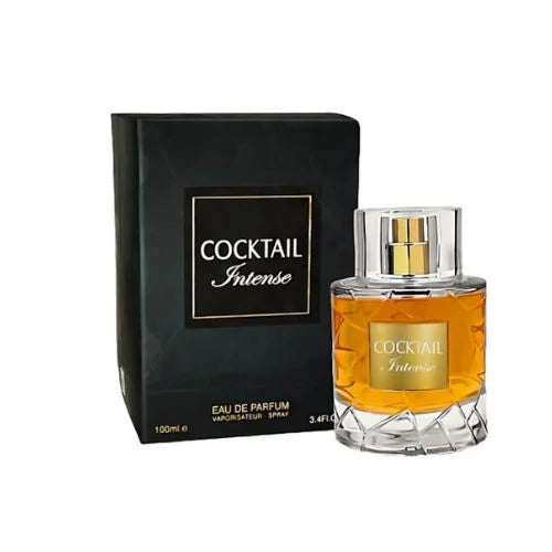 פרגרנס וורלד קוקטייל אינטנס - Fragrance World Cocktail Intense 100ml E.D.P - בושם יוניסקס מקורי - בקבוק ואריזה