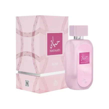 פרגרנס וורלד חיאתי רוז - Fragrance World Hayaati Rose 100ml E.D.P - בושם לאישה מקורי - בקבוק ואריזה