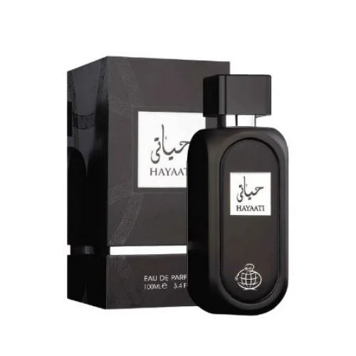 פרגרנס וורלד חיאתי - Fragrance World Hayaati 100ml E.D.P - בושם לגבר מקורי - בקבוק ואריזה