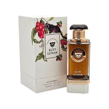 פרגרנס וורלד קופי לואק - Fragrance World Kopi Luwak 100ml E.D.P - בושם יוניסקס מקורי - בקבוק ואריזה
