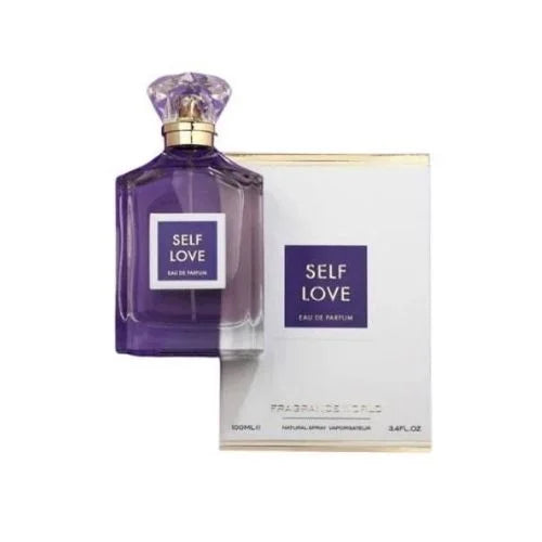 פרגרנס וורלד סלף לאב - Fragrance World Self Love 100ml E.D.P - בושם לאישה מקורי - בקבוק ואריזה