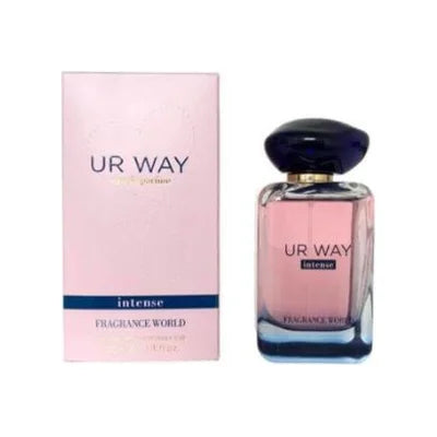 פרגרנס וורלד אור ויי אינטנס - Fragrance World Ur Way Intense 100ml E.D.P - בושם לאישה מקורי - בקבוק ואריזה