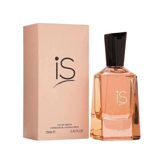 פרגרנס וורלד אי אס אינטנס - Fragrance World iS Intense 75ml E.D.P - בושם יוניסקס מקורי - בקבוק ואריזה