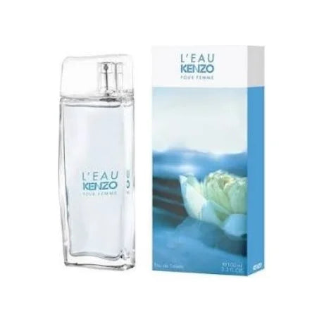 קנזו לאו פור פאם - Kenzo L'Eau Pour Femme 100ml E.D.T - בושם לאישה מקורי - בקבוק