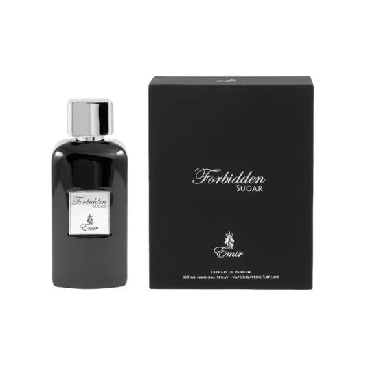 פריז קורנר אמיר פורבידן שוגר - Paris Corner Emir Forbidden Sugar Extrait De Parfum 100ml - בושם יוניסקס מקורי - בקבוק ואריזה