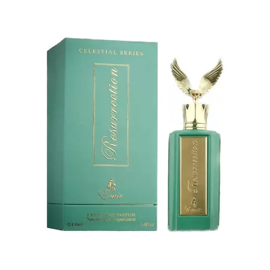 פריז קורנר אמיר רזורקשן - Paris Corner Emir Resurrection Extrait De Parfum 100ml - בושם יוניסקס מקורי - בקבוק ואריזה