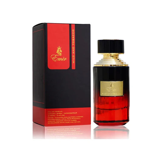 פריז קורנר אמיר וויילד אנד טובאקו - Paris Corner Emir Wild And Tobacco 75ml E.D.P - בושם יוניסקס מקורי - בקבוק ואריזה
