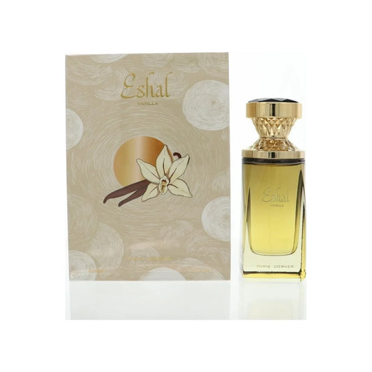 פריז קורנר אשאל וניל - Paris Corner Eshal Vanilla 100ml E.D.P - בושם לאישה מקורי - בקבוק ואריזה