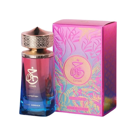 פריז קורנר ח'יר קונפקשן - Paris Corner Khair Confection 100ml E.D.P - בושם יוניסקס מקורי - בקבוק ואריזה