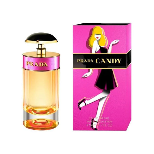פראדה קנדי - Prada Candy 50ml E.D.P - בושם לאישה מקורי - בקבוק ואריזה