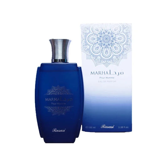 רסאסי מרחה פור הום - Rasasi Marha Pour Homme 100ml E.D.P - בושם לגבר מקורי - בקבוק ואריזה