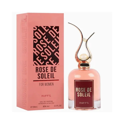 ריפס רוז דה סולייל - Riiffs Rose De Soleil 100ml E.D.P - בושם לאישה מקורי - בקבוק ואריזה