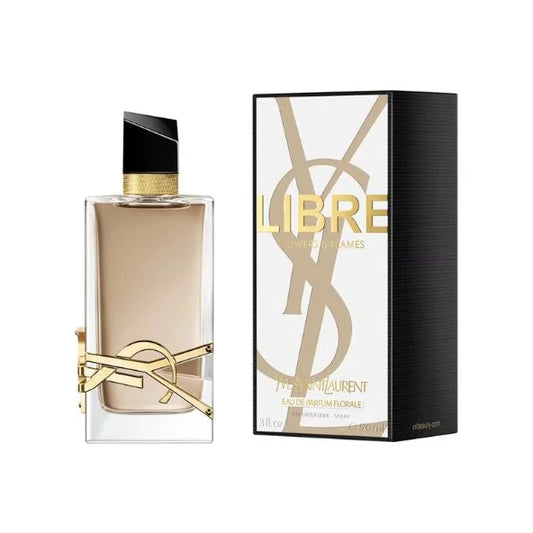 איב סאן לורן ליברה פלאוורס אנד פליימס - Yves Saint Laurent Libre Flowers And Flames 90ml E.D.P - בושם לאישה מקורי - בקבוק