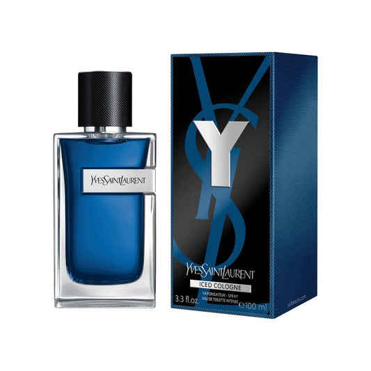 איב סאן לורן וואי אייסד קולון אינטנס - Yves Saint Laurent Y Iced Cologne Intense 100ml E.D.T - בושם לגבר מקורי - בקבוק