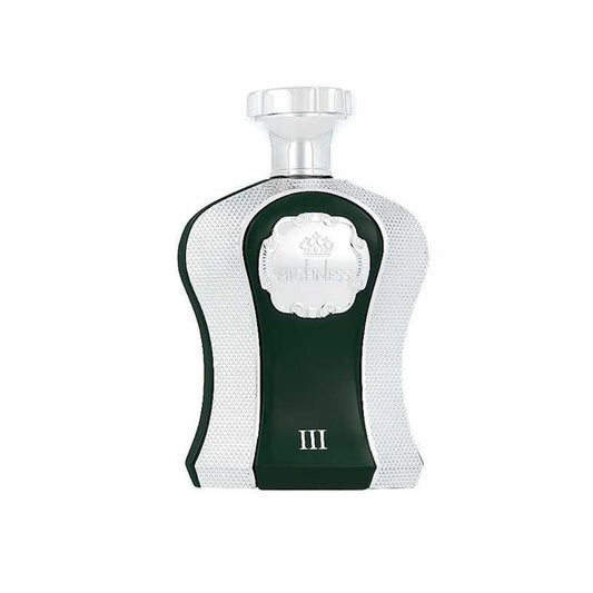 Afnan Highness III 100ml EDP - אפנאן היינס ירוק III - בושם לגבר מקורי - לובן מור