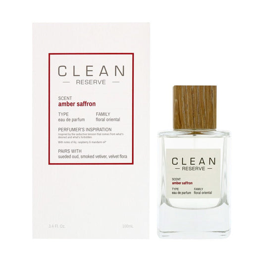 קלין אמבר סאפרון - Clean Amber Saffron E.D.P 100ml - בושם יוניסקס מקורי