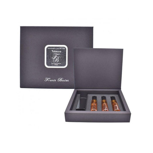 סט פרנק בוקלט טובאקו - Franck Boclet Tobacco 20ml Mini Spray + 3 Refill Bottles TRAVEL SET E.D.P - סט בשמים לגבר