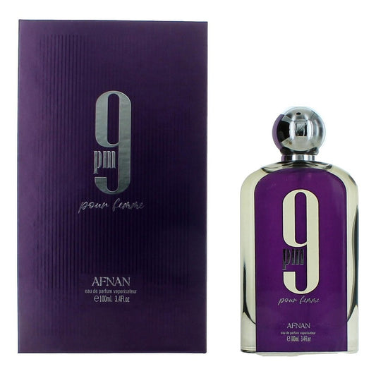 אףנאן 9פ.מ. פור פם סגול - Afnan 9pm Pour Femme 100ml E.D.P - בושם יוניסקס מקורי