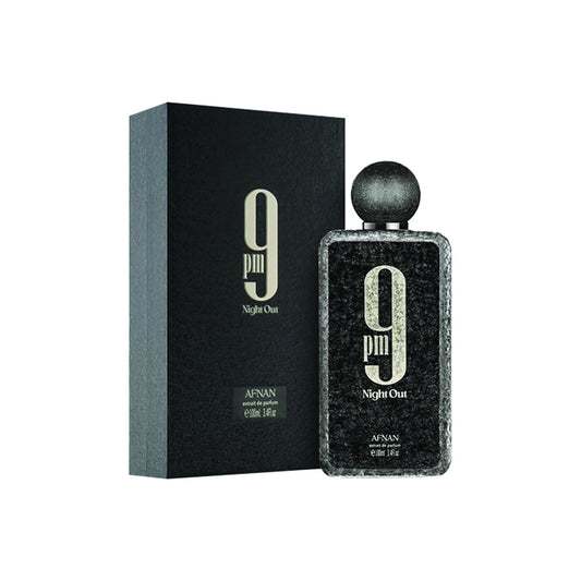 אףנאן 9פ.מ. נייט אאוט (ג) אקסטרייט דה - Afnan 9pm Night Out M Extrait De Parfum 100ml E.D.P - בושם יוניסקס מקורי