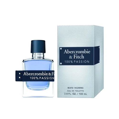אברקרומבי אנד פיץ' 100% פאשן מן - Abercrombie & Fitch 100% Passion Man 100ml E.D.T - בושם לגבר מקורי - בקבוק ואריזה