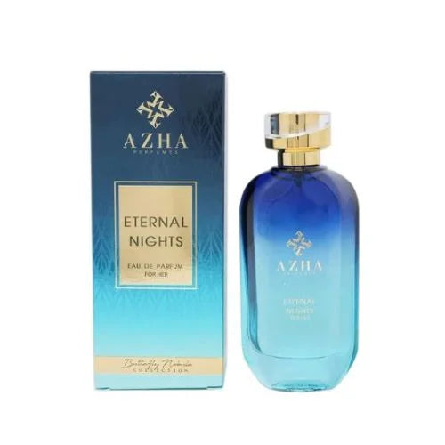 אזהה אטרנל נייטס - Azha Eternal Nights 100ml E.D.P - בושם לאישה מקורי - בקבוק ואריזה