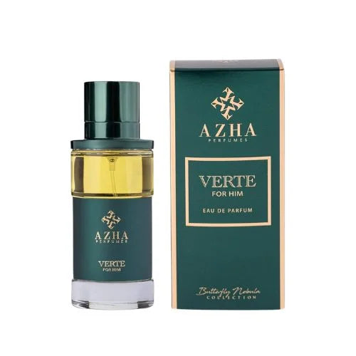 אזהה ורט - Azha Verte 100ml E.D.P - בושם לגבר מקורי - בקבוק ואריזה