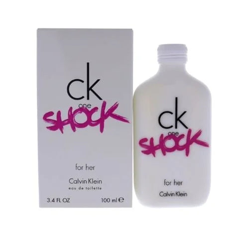 קלווין קליין סי קיי וואן שוק פור הר - Calvin Klein CK One Shock For Her 100ml E.D.T - בושם לאישה מקורי - בקבוק ואריזה