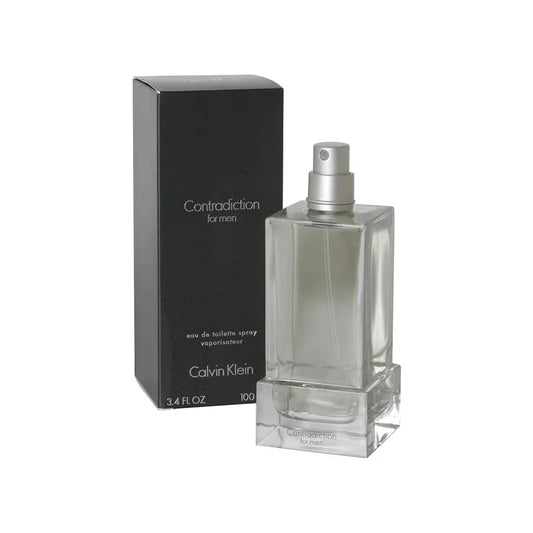 קלווין קליין קונטרדיקשן פור מן - Calvin Klein Contradiction For Men 100ml E.D.T - בושם לגבר מקורי - בקבוק ואריזה