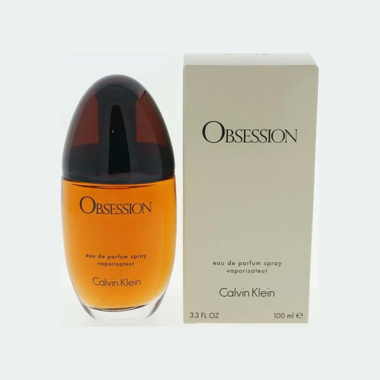 קלווין קליין אובסשן - Calvin Klein Obsession 100ml E.D.P - בושם לאישה מקורי - בקבוק ואריזה