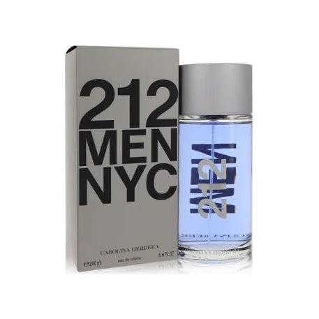 קרולינה הררה 212 מן - Carolina Herrera 212 Men 200ml E.D.T - בושם לגבר מקורי - בקבוק ואריזה