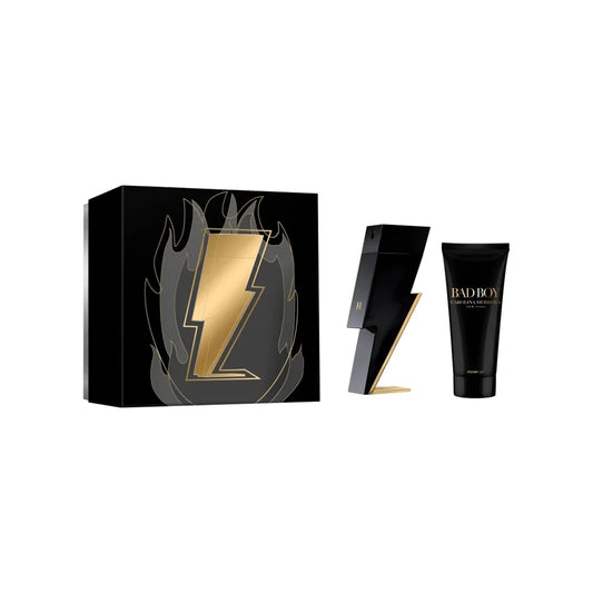 קרולינה הררה סט באד בוי - Carolina Herrera Bad Boy Set 100ml + Shower Gel 100ml E.D.T - בושם לגבר מקורי - בקבוק