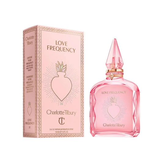 שרלוט טילבורי לאב פריקוונסי - Charlotte Tilbury Love Frequency 100ml E.D.P - בושם יוניסקס מקורי - בקבוק ואריזה