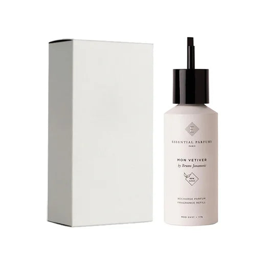 רפיל אסנשיאל פרפיום מון וטיבר רפיל - REFILL Essential Parfums Mon Vetiver Refill 150ml E.D.P - בושם יוניסקס מקורי - בקבוק ואריזה
