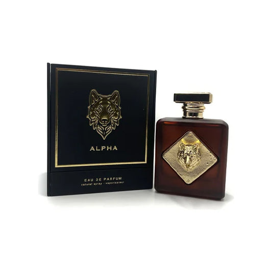 פרגרנס וורלד אלפא - Fragrance World Alpha 100ml E.D.P - בושם יוניסקס מקורי - בקבוק ואריזה