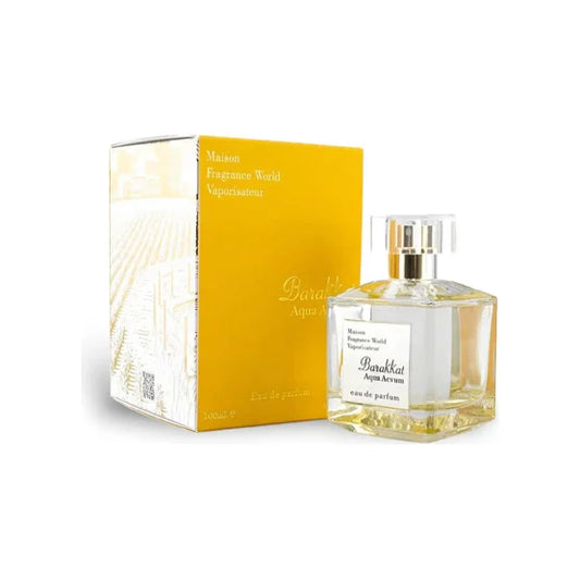 פרגרנס וורלד ברקאת אקווה אוום - Fragrance World Barakkat Aqua Aevum 100ml E.D.P - בושם יוניסקס מקורי - בקבוק ואריזה