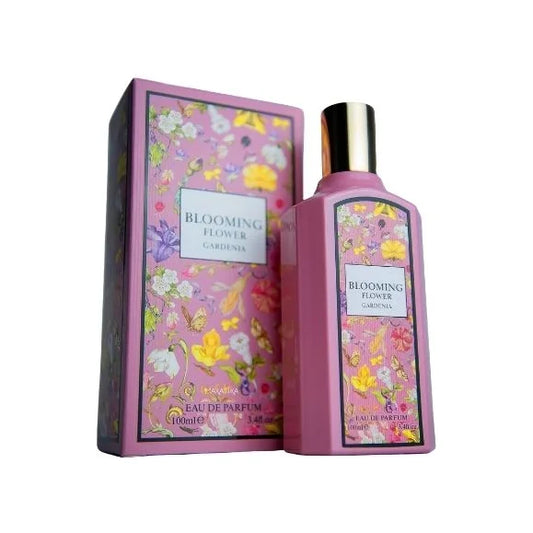 פרגרנס וורלד בלומינג פלאוור גרדניה - Fragrance World Blooming Flower Gardenia 100ml E.D.P - בושם לאישה מקורי - בקבוק ואריזה