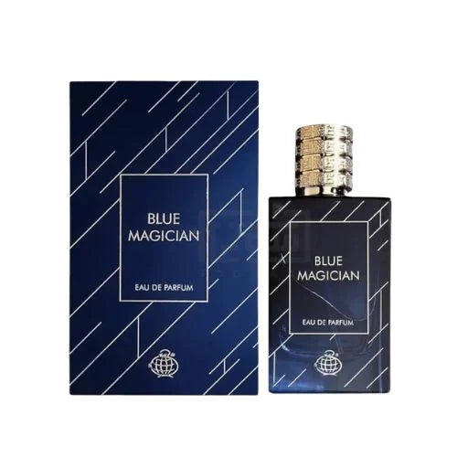 פרגרנס וורלד בלו מג'ישן - Fragrance World Blue Magician 100ml E.D.P - בושם יוניסקס מקורי - בקבוק ואריזה