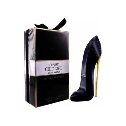 פרגרנס וורלד קלאסי שיק גירל - Fragrance World Classy Chic Girl 90ml E.D.P - בושם לאישה מקורי - בקבוק ואריזה