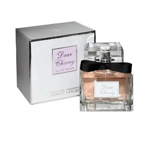 פרגרנס וורלד דיר צ'רי - Fragrance World Dear Cherry 100ml E.D.P - בושם לאישה מקורי - בקבוק ואריזה